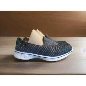 Skechers Go Walk 4 Slip-On Shoes Womens Size 10 Wide Gray